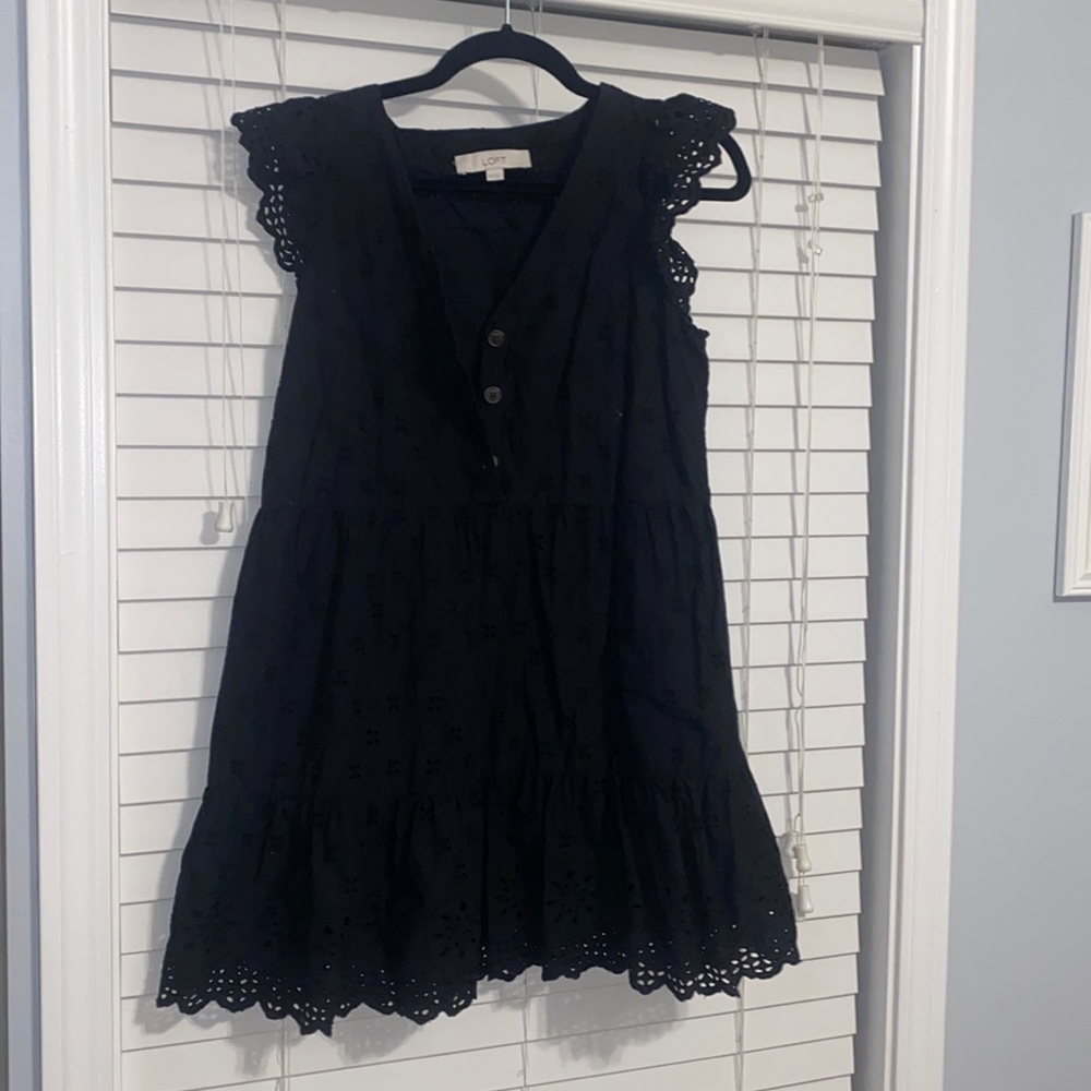 Loft Black Dress